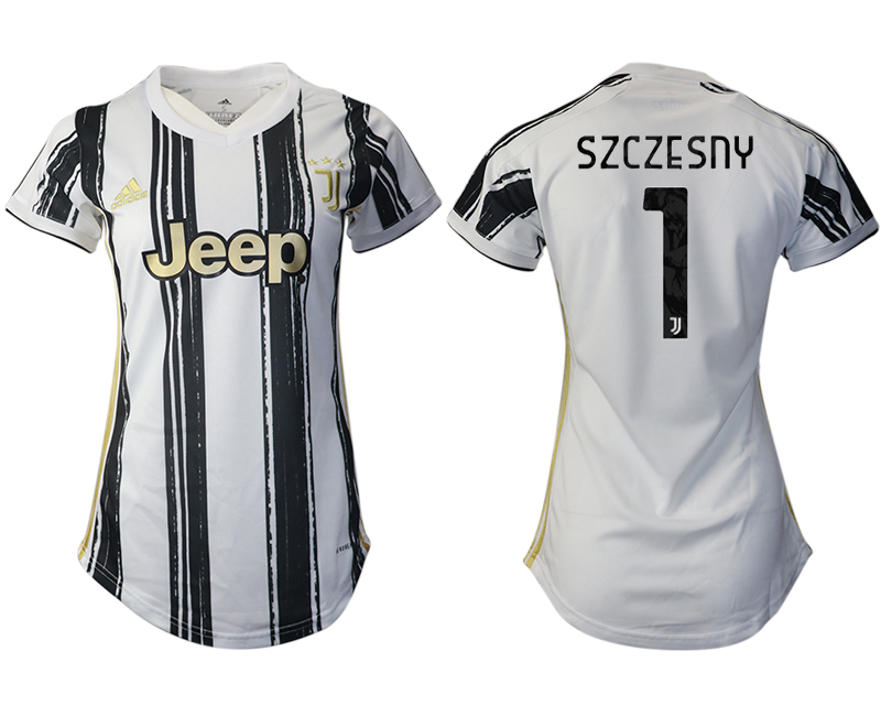Women 2020-2021 Juventus home aaa version #1 white Soccer Jerseys